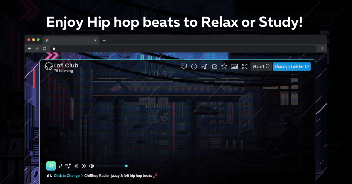 Introducing Lofi Club - Enjoy Hip hop beats to Relax or Code! 🎧
