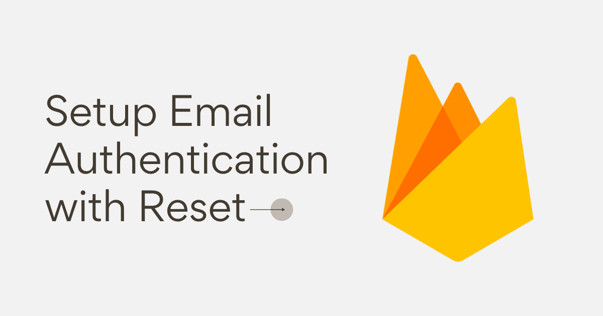 Setup Email Authentication with Reset option in React App 馃殌