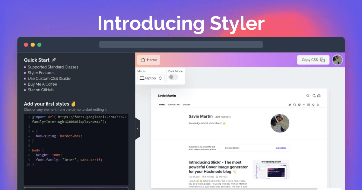 Introducing Styler - The Next Generation CSS Builder โก๏ธ